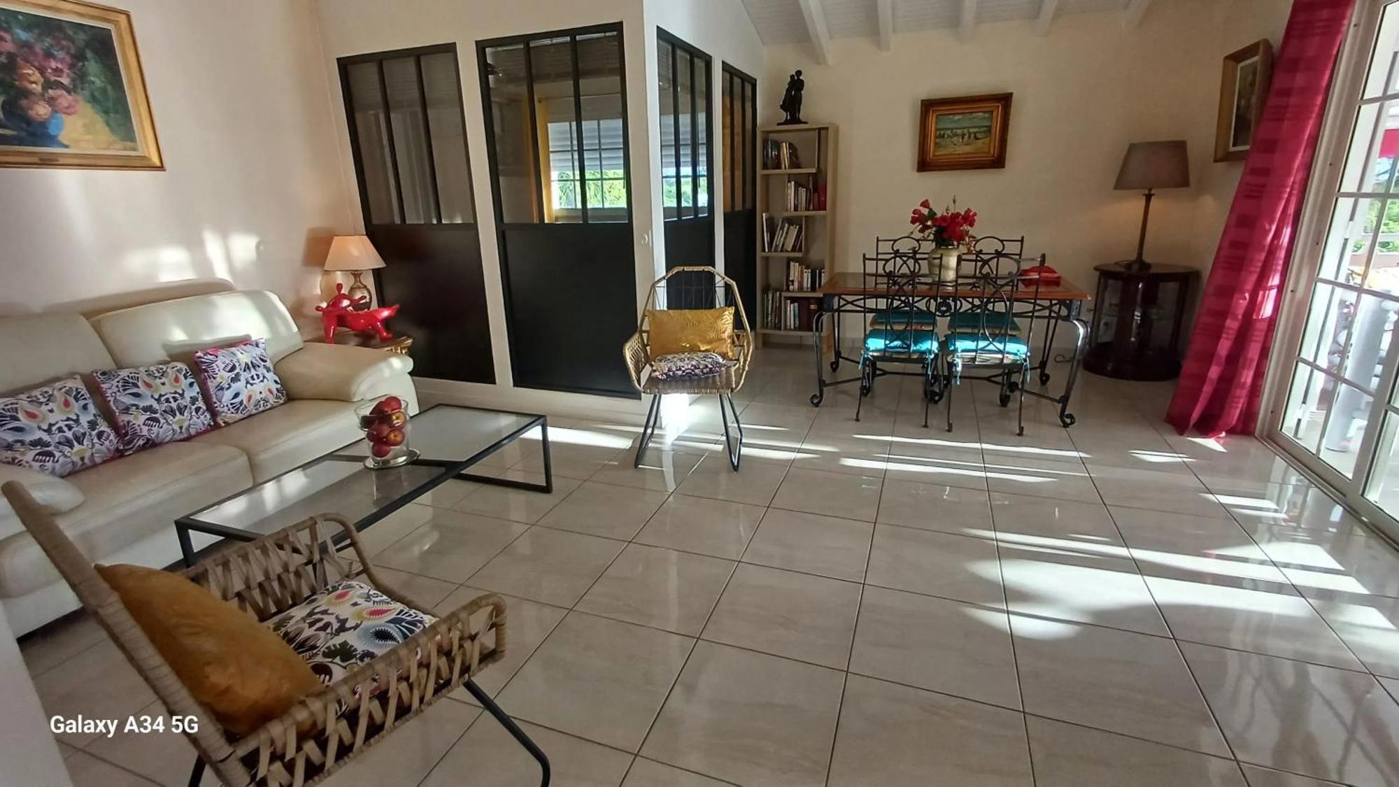 Villa Elegante A Saint Francois Avec Piscine Privee Toute L'Annee ภายนอก รูปภาพ