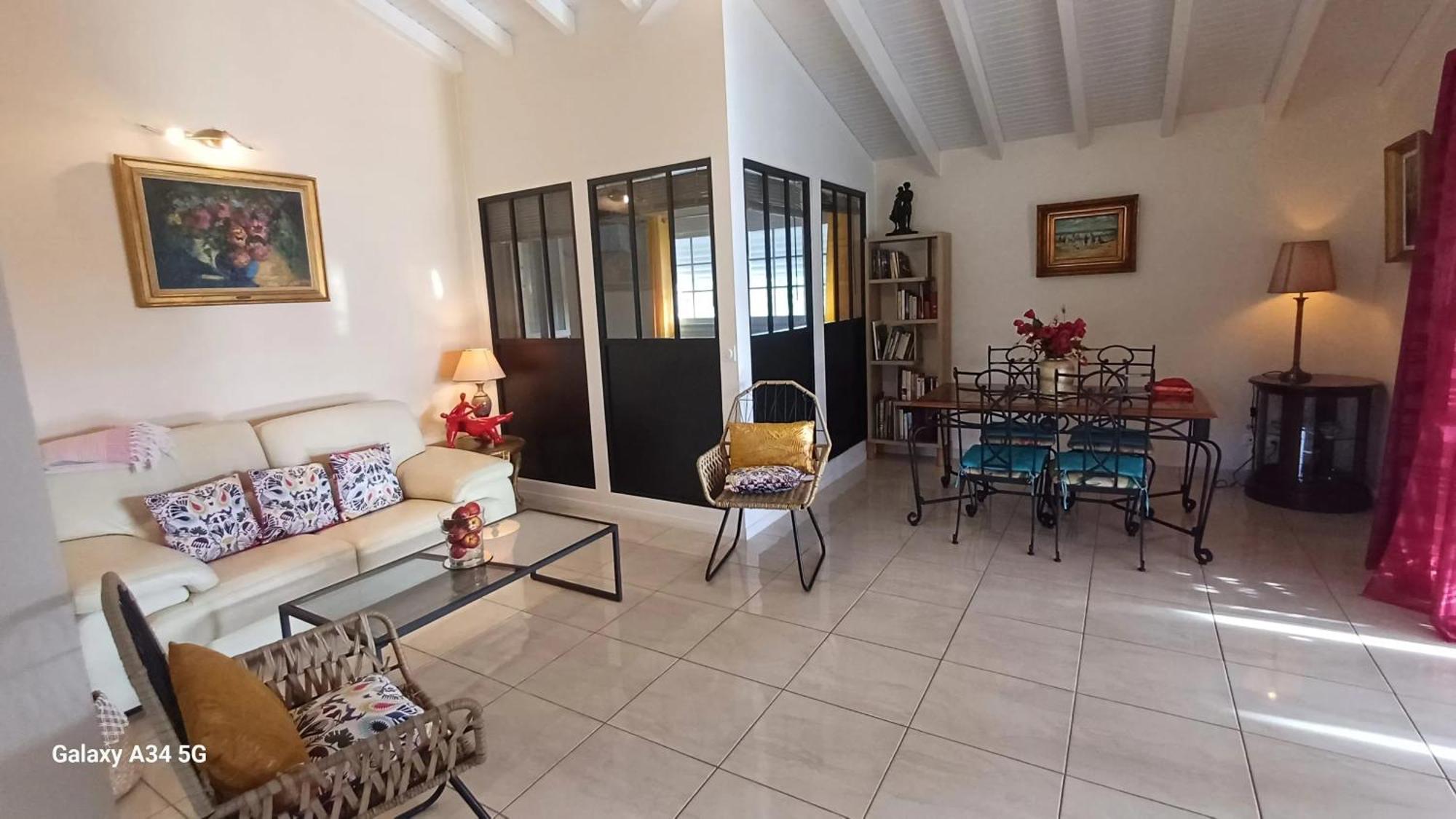 Villa Elegante A Saint Francois Avec Piscine Privee Toute L'Annee ภายนอก รูปภาพ